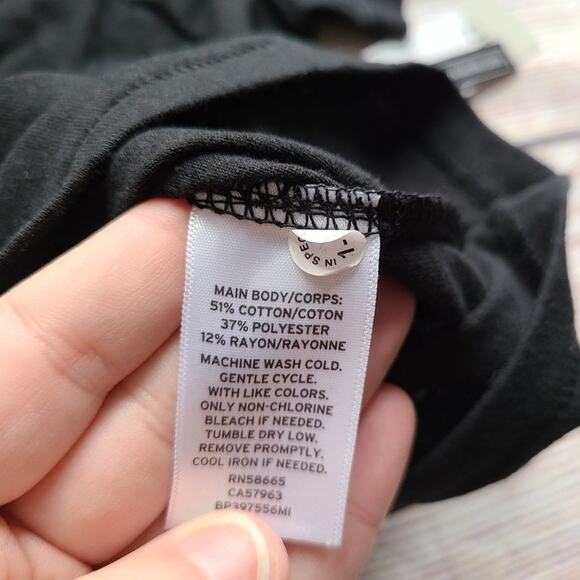 4 for $25 - BP Vneck Basic Tshirt Tee Black Small - Picture 4 of 6